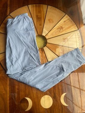 Powder blue leggings